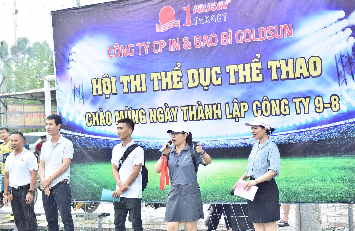 ngày hội “Thể dục thể thao” của toàn bộ CBCNV “Ngôi nhà chung Goldsun” 